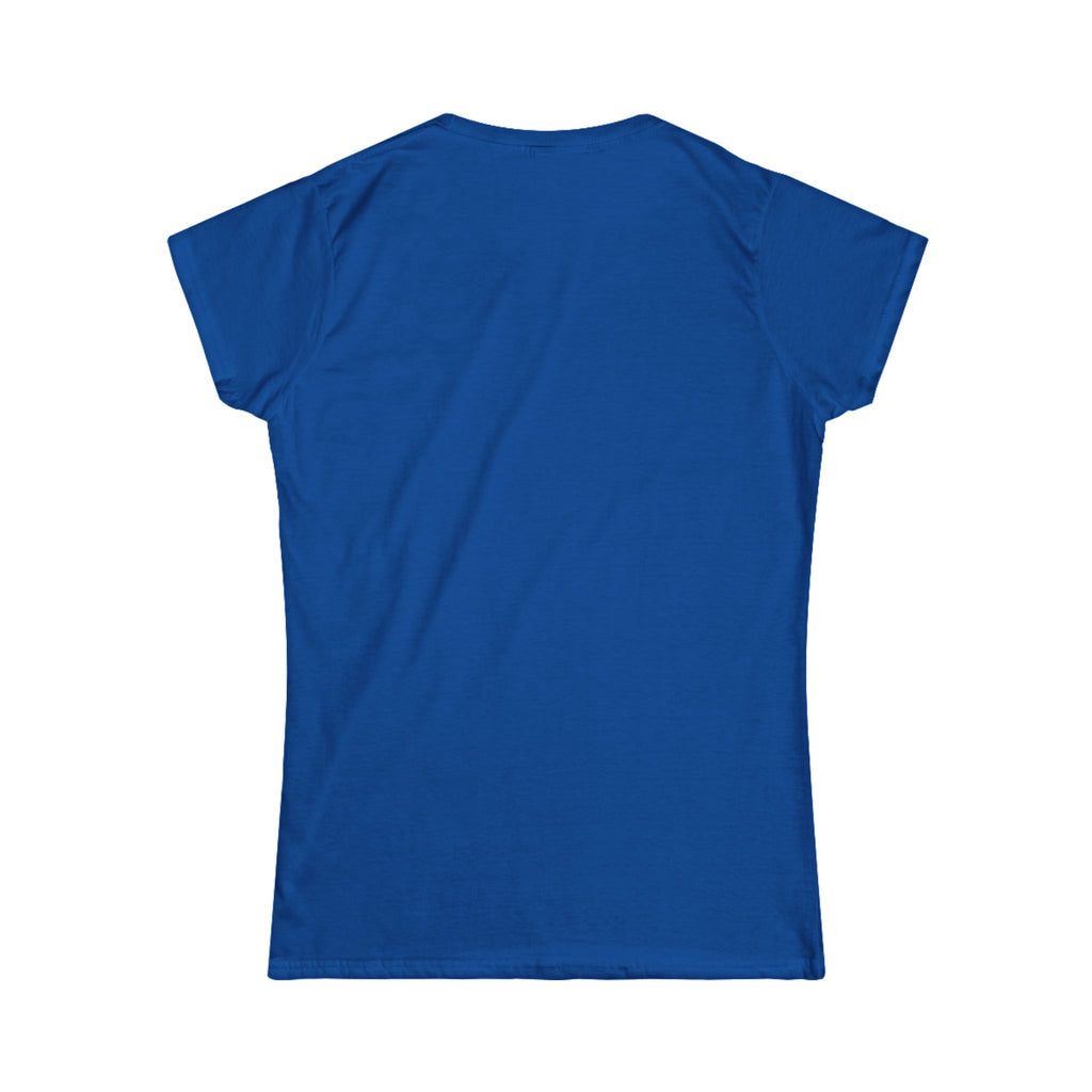 Mama Arched Tee | Collegiate Arch Lettering, Aqua Blue