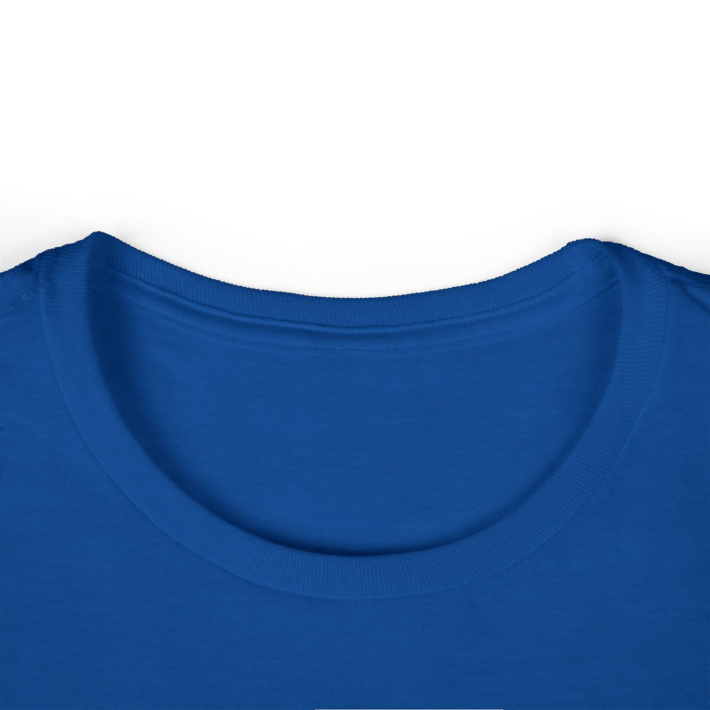 Mama Arched Tee | Collegiate Arch Lettering, Aqua Blue